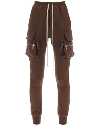 Rick Owens Mastodon Cargo Trousers - Brown