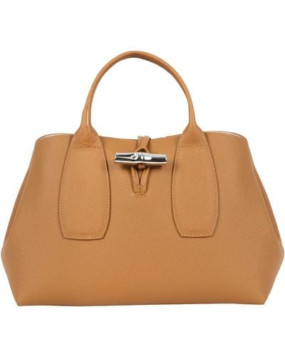 Longchamp Medium Roseau Bag - Brown