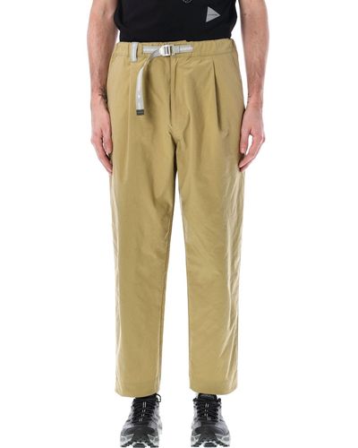 and wander Tapered Chino Trousers - Natural