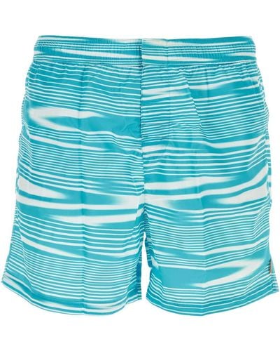 Missoni Printed Polyester Blend Swimming Shorts - Blue