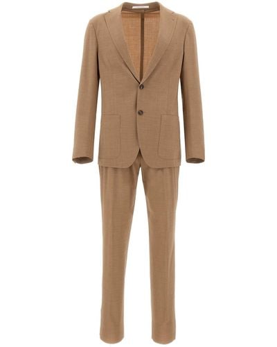 Eleventy Fresh Wool Two-piece Suit - Natural