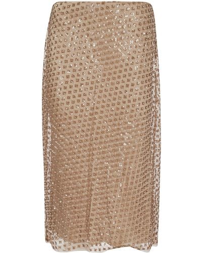 Vince Beaded Sequin Straight - Natural