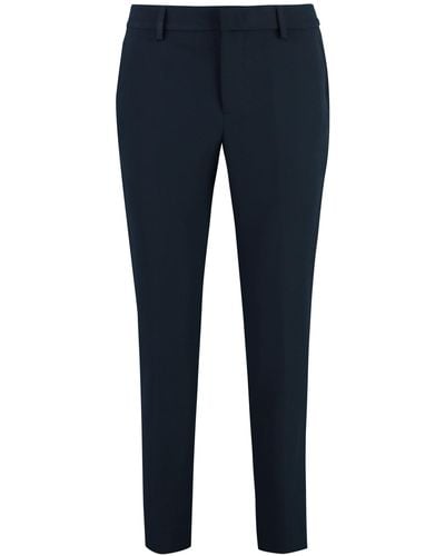 PT01 New York Techno Fabric Tailored Trousers - Blue