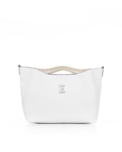Ermanno Scervino Rachele Leather Handbag - White
