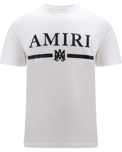 Amiri Logo-appliquéd Cotton-jersey T-shirt - White