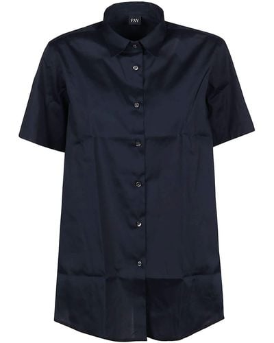 Fay Short Sleeve Shirt - Blue