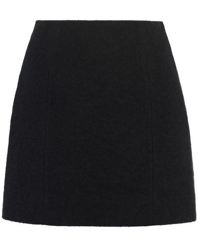 Patou Knitted Mini Skirt - Black
