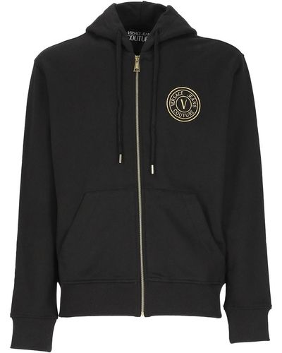 Versace Logoed Sweatshirt - Black