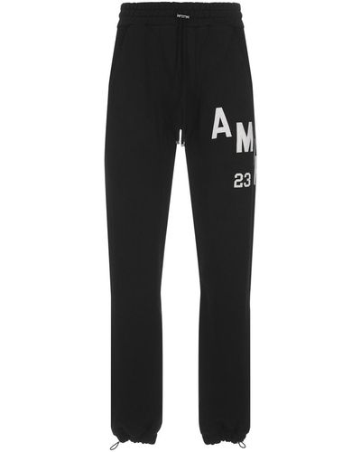Amiri Appliqué Sweatpants In - Black
