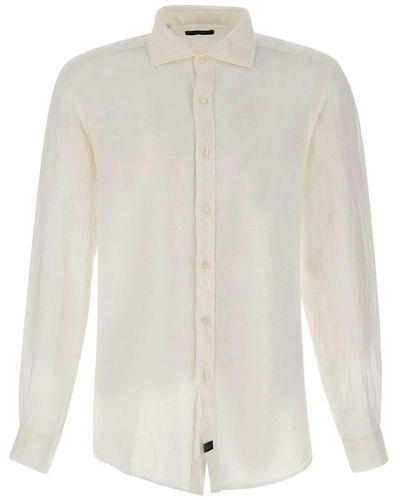 Fay Linen Shirt - White