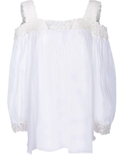 Ermanno Scervino Lace Shirt - White