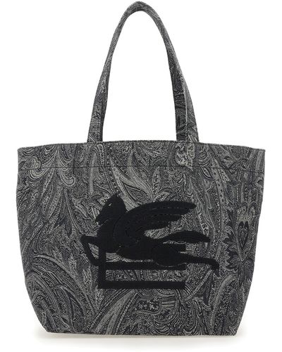 Etro Bag With Logo - Black