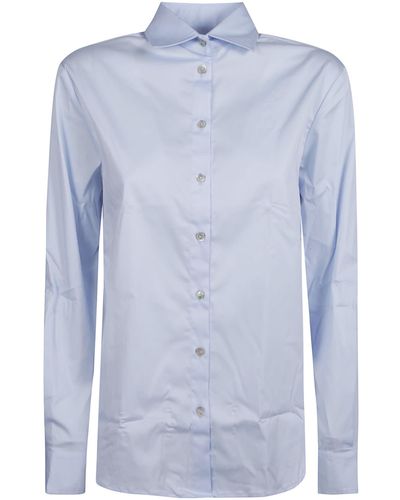 Barba Napoli Long-Sleeved Shirt - Blue