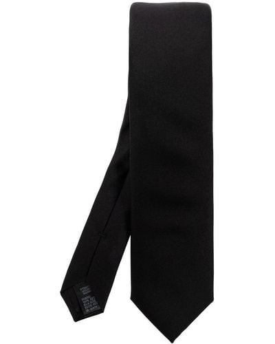 Dolce & Gabbana Pointed Tip Tie - Black
