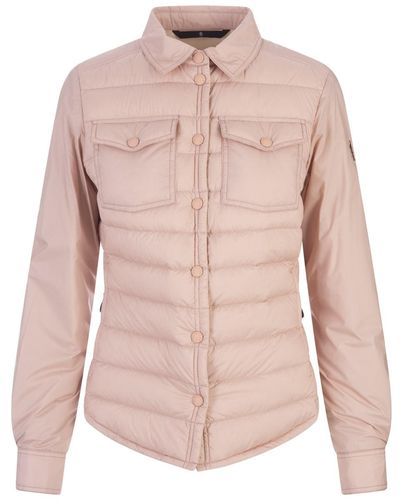 3 MONCLER GRENOBLE Light Averau Shirt Jacket - Pink