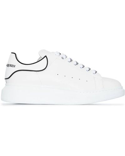 Alexander McQueen White Oversized Trainers With Silicone Spoiler