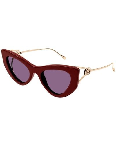 Gucci Gg1564S-004 Sunglasses - Purple