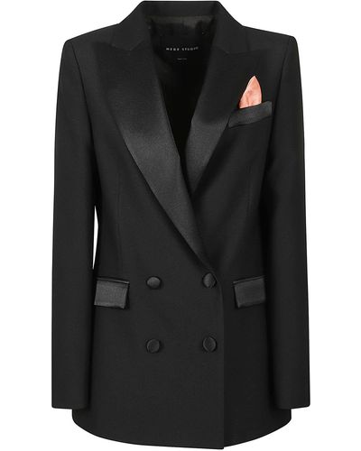 Hebe Studio Tuxedo Jacket - Black