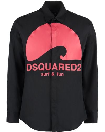 DSquared² Cotton Shirt - Black