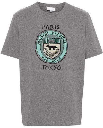 Maison Kitsuné T-Shirts & Tops - Gray