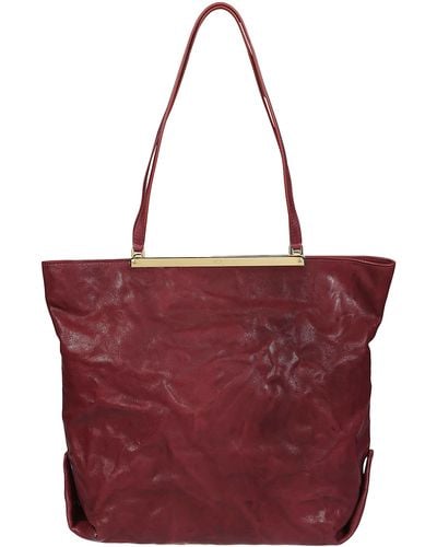 N°21 Barrette Stropicciata Shopping Bag - Red