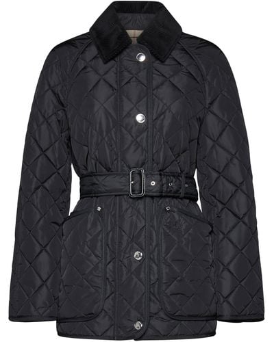 Burberry Coats - Black
