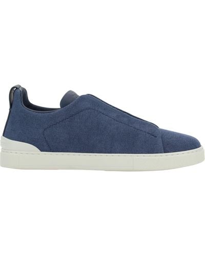 Zegna Sneakers Low Top - Blue