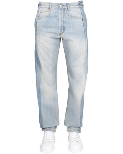 Alexander McQueen Organic Cotton Denim Jeans - Blue