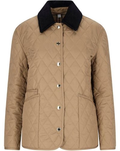 Burberry Dranefeld Quilted Jacket - Brown