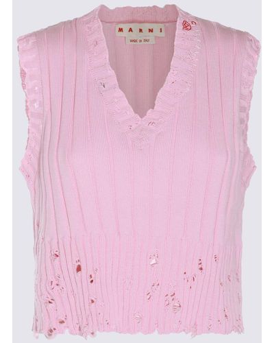 Marni Cotton Sweater - Pink