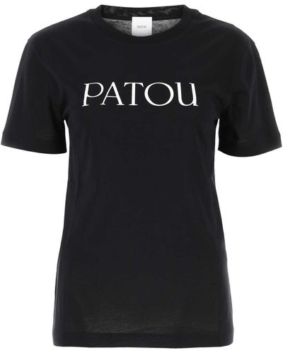Patou Cotton T-Shirt - Black