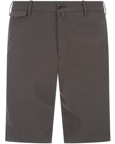 PT Torino Stretch Cotton Shorts - Grey