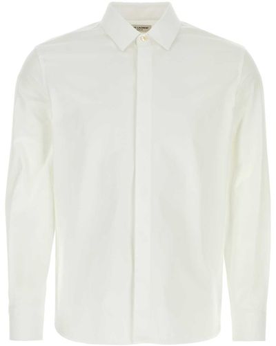 Saint Laurent Poplin Shirt - White