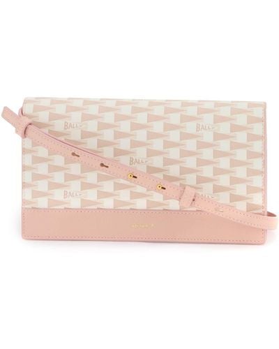 Bally Continental Pennant Mini Crossbody Bag - Pink