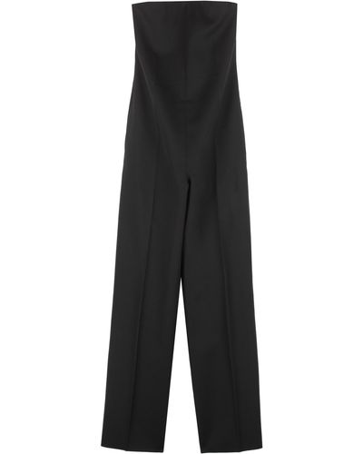 Bottega Veneta Wide-Leg Trousers Jumpsuit - Black
