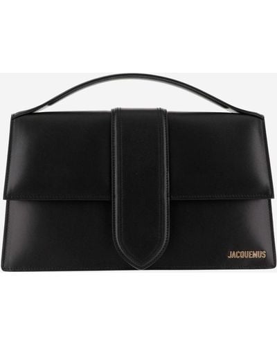 Jacquemus Le Bambinou Leather Top-handle Bag - Black