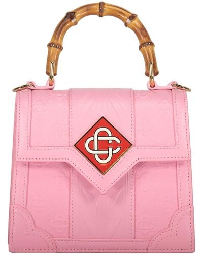 Casablanca Leather Handbag - Pink