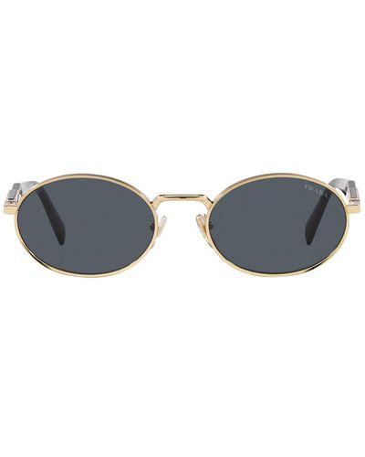 Prada Pr 65zs Pale Gold Sunglasses - Multicolour