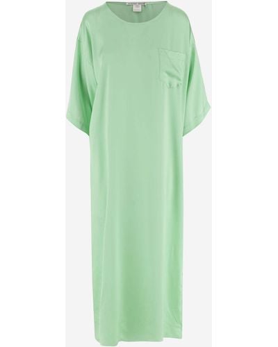 Stephan Janson Silk Long Dress - Green