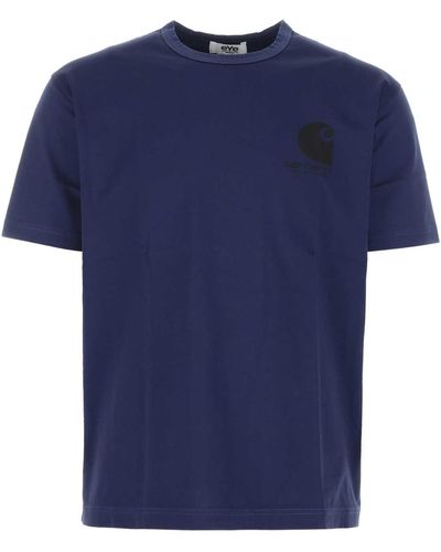 Junya Watanabe Cotton T-shirt - Blue