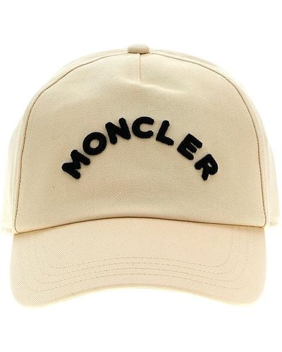 Moncler Logo Cap - Natural