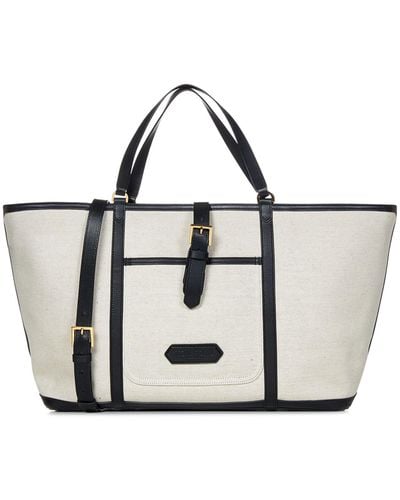 Tom Ford East West Tote - Natural