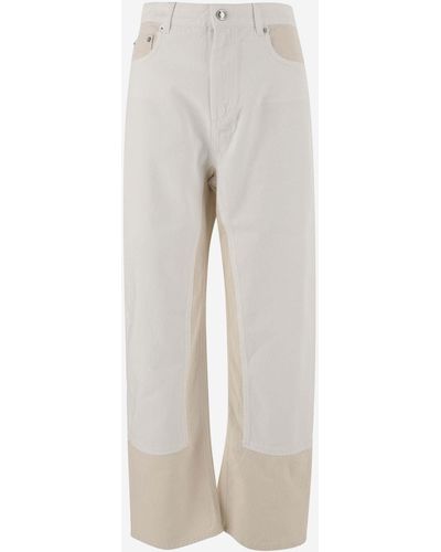 Sportmax Pure Cotton Bull Trousers - White