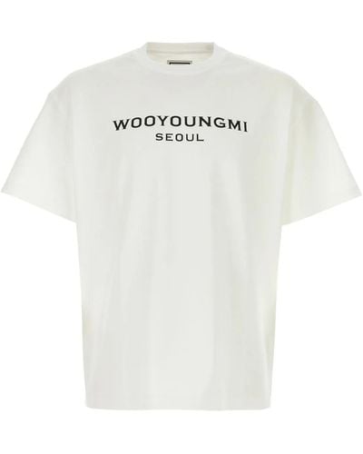 WOOYOUNGMI Cotton T-Shirt - White