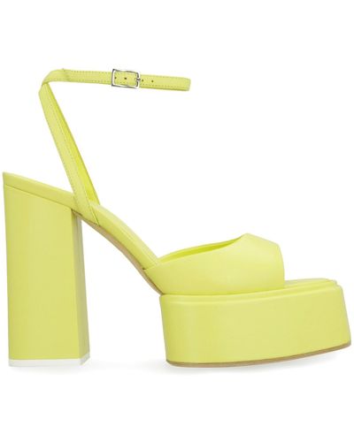3Juin Beth Heeled Sandals - Yellow