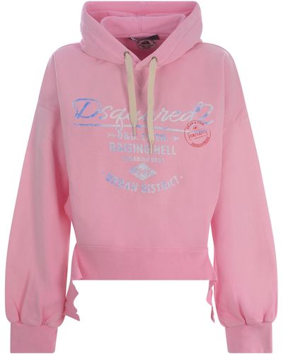 DSquared² Hooded Sweatshirt - Pink