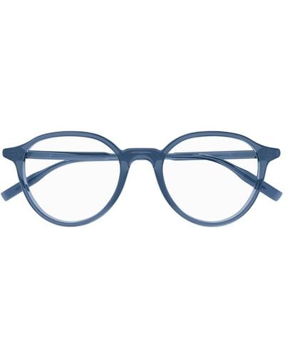 Montblanc Mb0291O Linea Snowcap Eyeglasses - Blue