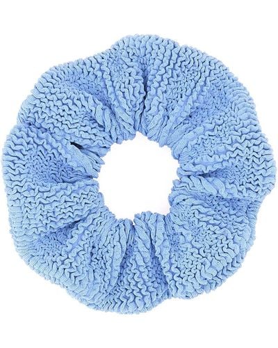 Hunza G Light Fabric Scrunchie - Blue
