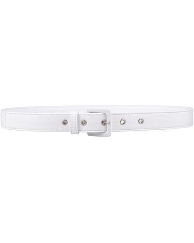 Ermanno Scervino Belt With Studs - White