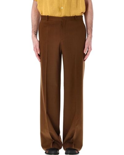 Cmmn Swdn Otto Wide-Leg Trousers - Brown